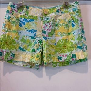 Lilly Pulitzer Callahan Alligator Patchwork Shorts